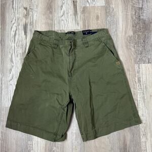 Nautica Jeans Co Olive Green Cotton Casual Shorts Men’s 36 Relaxed Fit